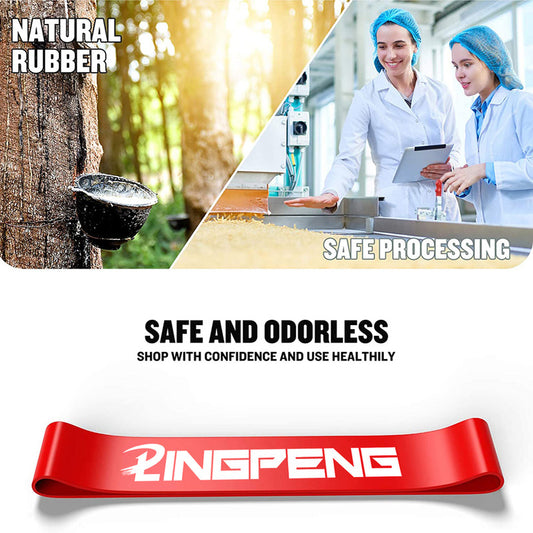 1pc 5-Level Yoga Resistance Band for Full-Body Workout and Stretching