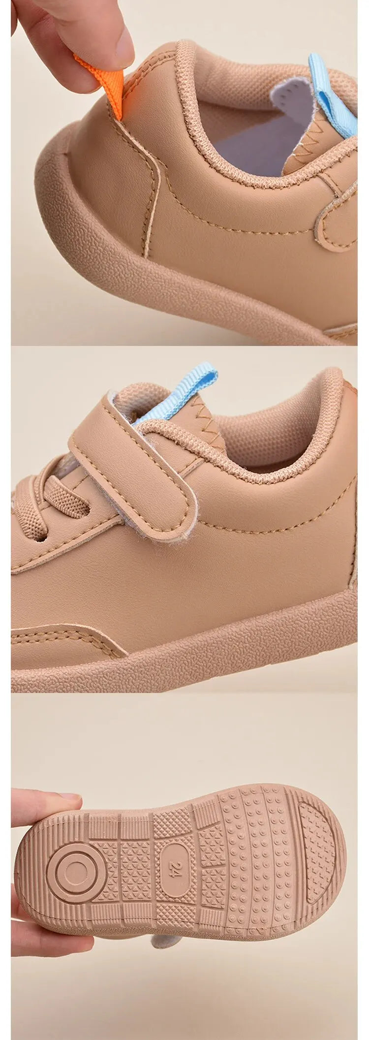 Good Quality Toddlers First Walking Soft Flat Outdoor Indoor Sneakers Little Kids