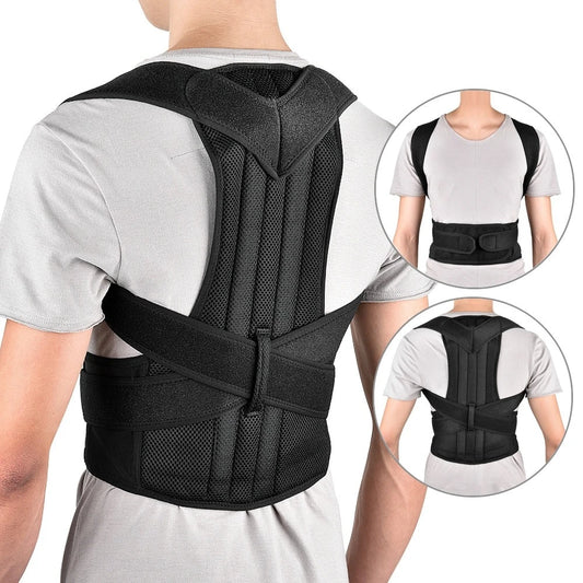 Reinforced Belt Lumbar Column Posture Corrector Vest Adjustable Back Support