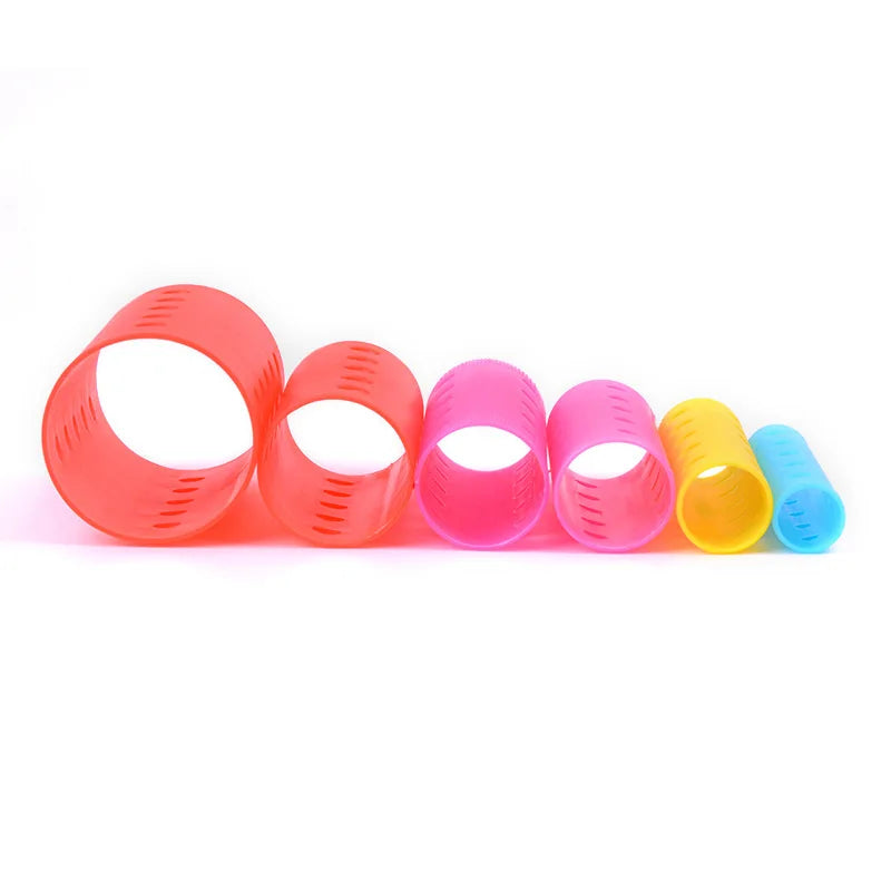 Hair Rollers Self Grip Hook Hair Curlers Heatless Hair Roller Salon Hair Dressing Curlers Jumbo Size Sticky Hair Styling Tools