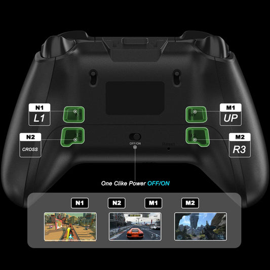 QRD FERROX M5 2.4Ghz Xbox Gaming Controller Wireless Gamepad for Xbox Series X/Xbox Series S/Xbox One with Hall Effect Joystick