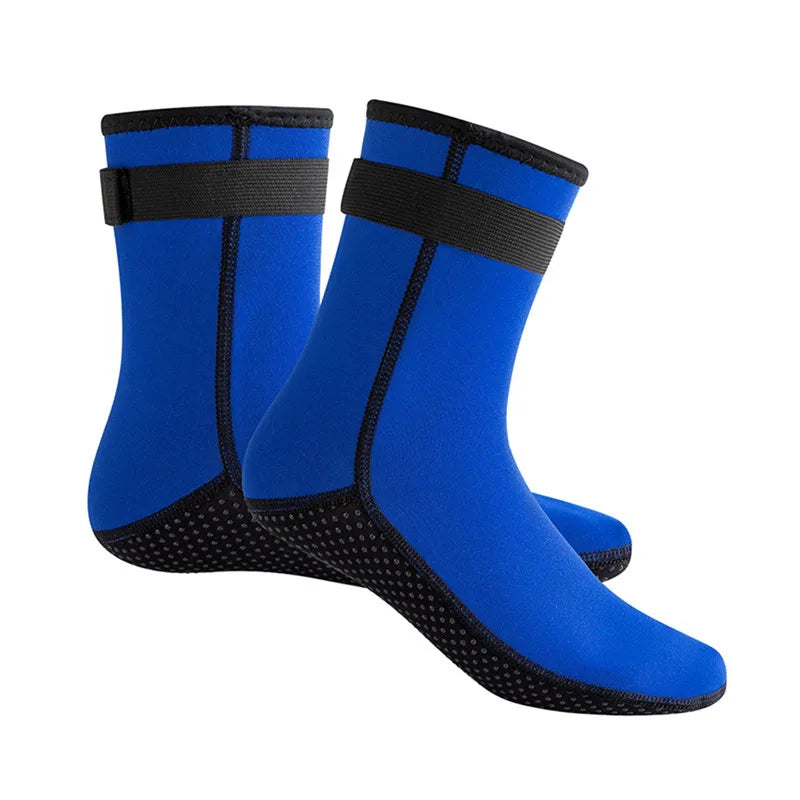 3mm Neoprene Diving Socks Shoes Water Boots Non-slip Beach Boots Wetsuit Shoes Warming Snorkeling Diving Surfing Socks For Adult