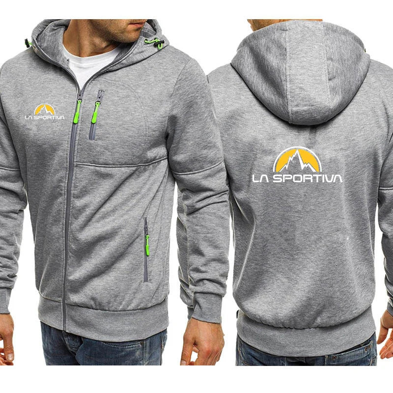 La Sportiva Men's Hooded Sweatshirt, Casual Sweatshirts, Pullovers, Men's Top, Fashion, 2024