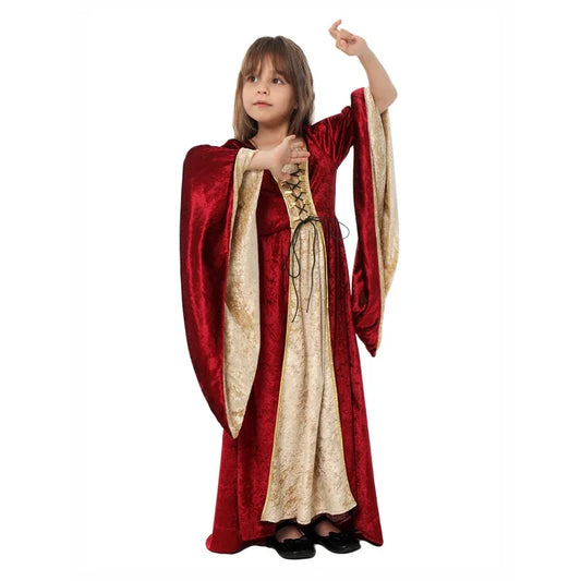 Renaissance Dress for Women Irish Medieval Dresses Victorian Female Costumes Halloween Cosplay Costume Masquerade Party Outf # 1