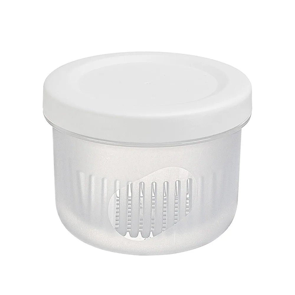 Kitchen tool Plastic Storage Box Fresh-Keeping Box Refrigerator Fruit Vegetable Drain Crisper Kitchen Storage Containers