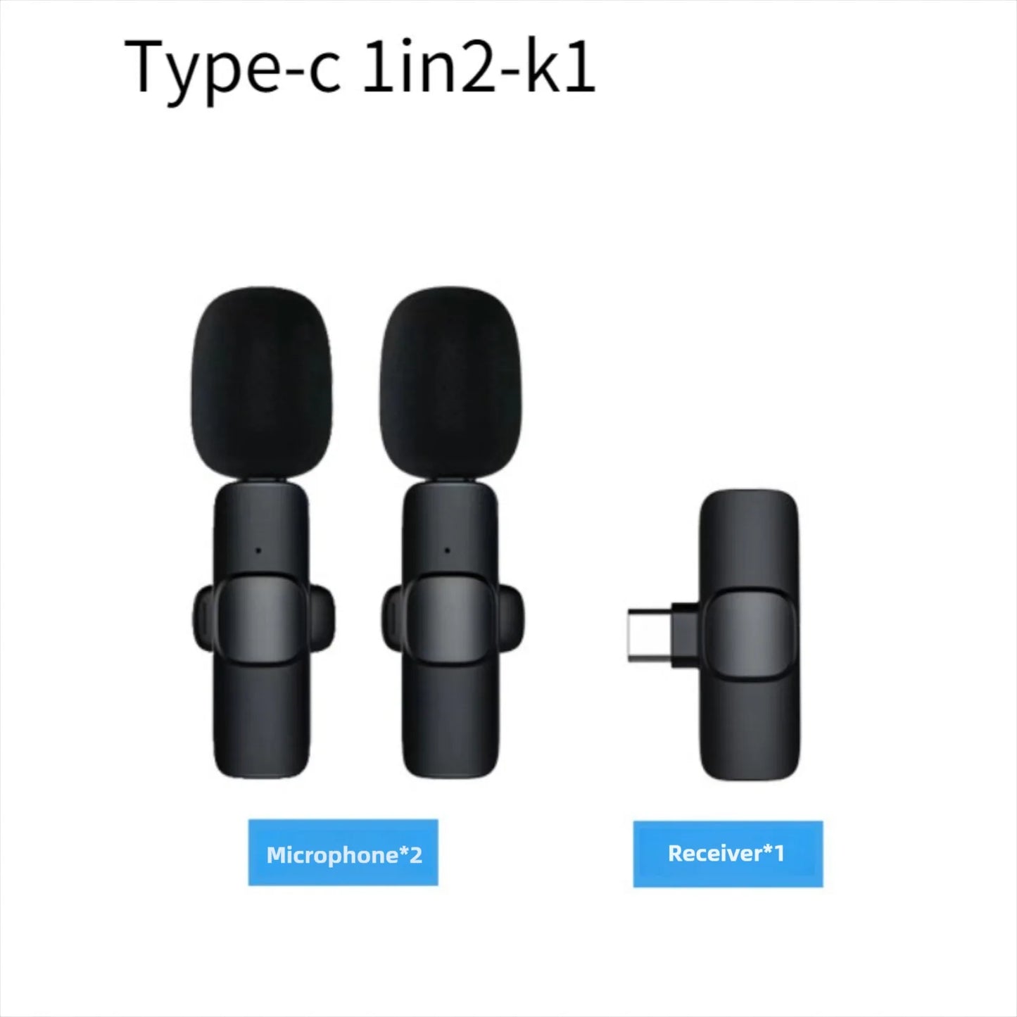 Wireless Lavalier Microphone for Live Streaming/YouTube/TikTok/Facebook Live Streaming Noise Cancelling Microphone Suitable For