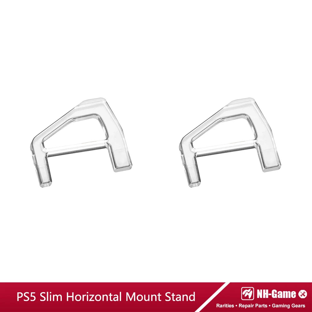 1/2pair Horizontal Holder Bracket For PS5 Slim Disc Host Feet Placement Bracket Holder For Console 3D Printed Mini Stand