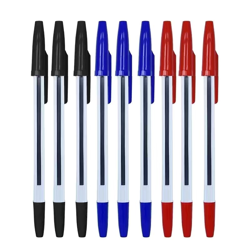 10-Pack Classic Ballpoint Pens, 0.7mm Bullet Tip in 3 Colors