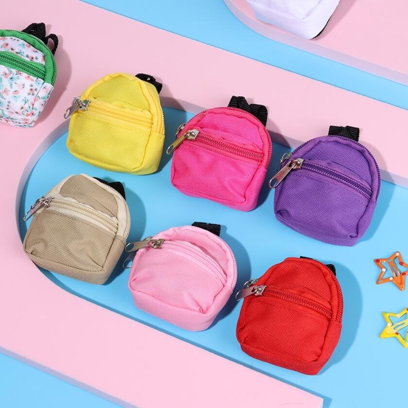for LABUBU 11.81inch Doll 1/6 BJD Doll Mini Bag Backpack Mini Doll