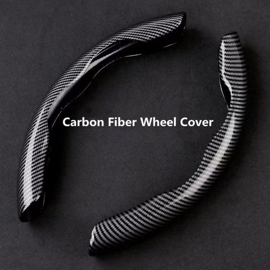 [Carbon Fiber Steering Wheel Cover] Non-Slip Carbon Fiber Steering Wheel Cover - Upgrade Your Driving Experience