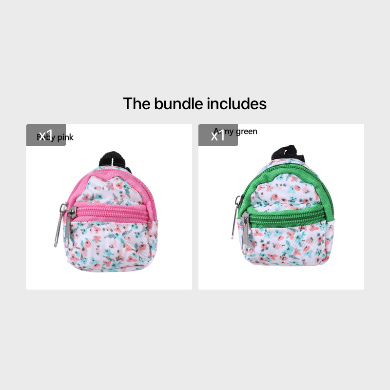 for LABUBU 11.81inch Doll 1/6 BJD Doll Mini Bag Backpack Mini Doll