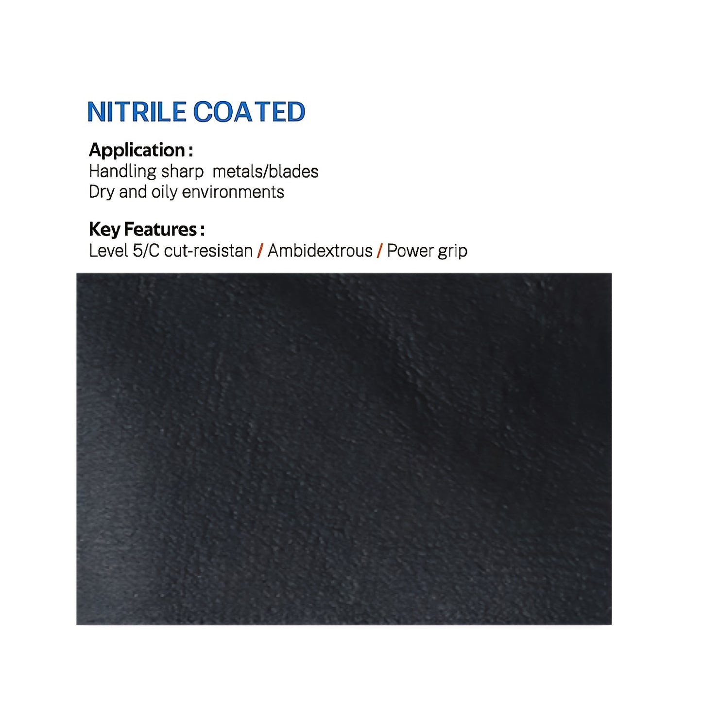 3 Pairs of Level 3 Cut-Resistant Work Gloves with Firm Non-Slip Grip