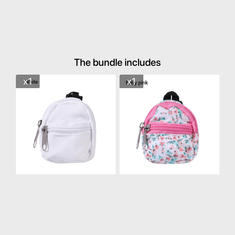 for LABUBU 11.81inch Doll 1/6 BJD Doll Mini Bag Backpack Mini Doll