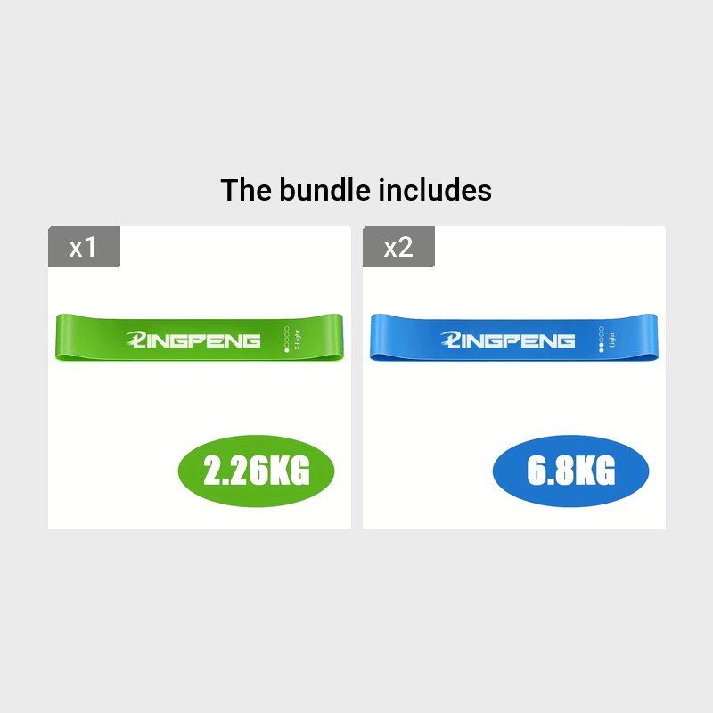 1pc 5-Level Yoga Resistance Band for Full-Body Workout and Stretching