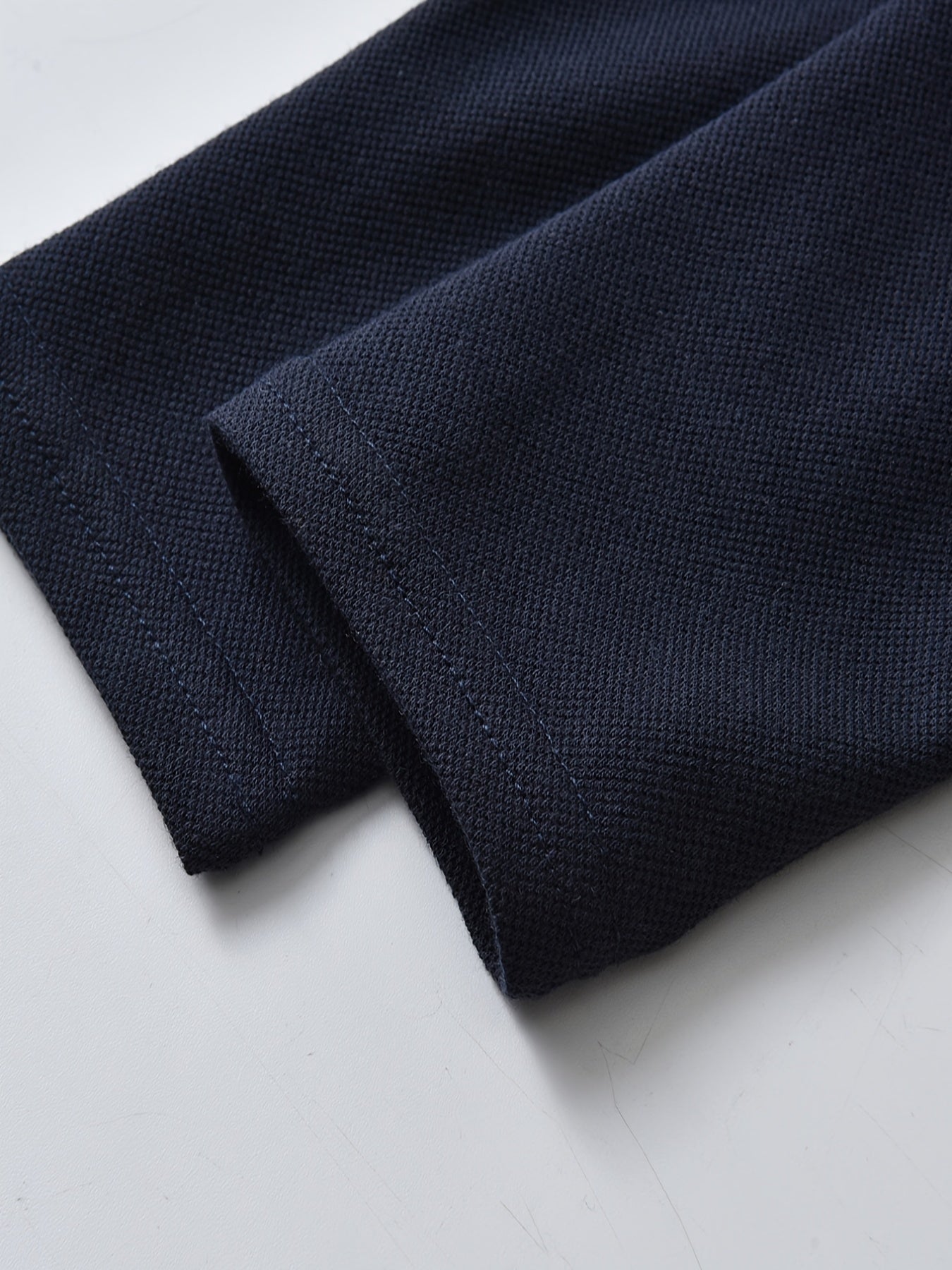 Boys' Preppy Style Long Sleeve Polo Shirt with Button Details - Regular Fit, Geometric Pattern, Slight Stretch Fabric, Ideal for Spring/Fall Weekend Casual Wear, Kids' Clothing | Classic Collar Shirt | Durable Fabric