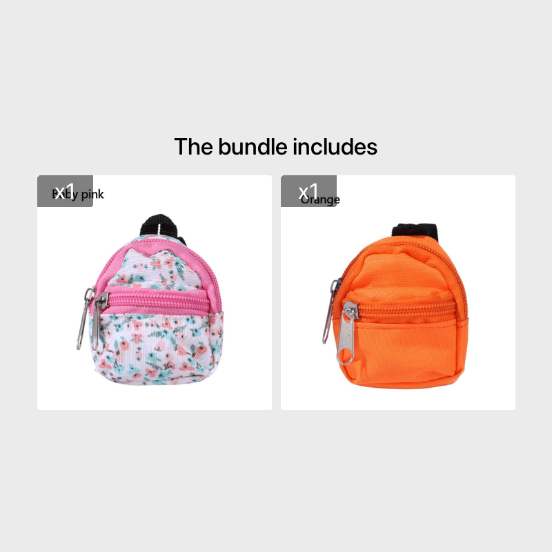 for LABUBU 11.81inch Doll 1/6 BJD Doll Mini Bag Backpack Mini Doll