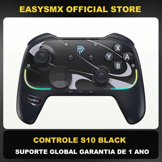 EasySMX S10 Wireless Gamepad RGB Controller Compatible with Switch 2/PC/Phone/Steam/TV, TMR Stick, HD Vibration, For Pokemon