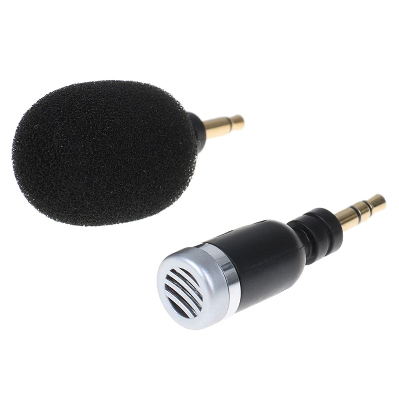 Portable 3.5mm Aux Mono/ Stereo/ 4 Pole Flexural Bendable Mini Microphone for Mobile Phone Computer Laptop PC Recording