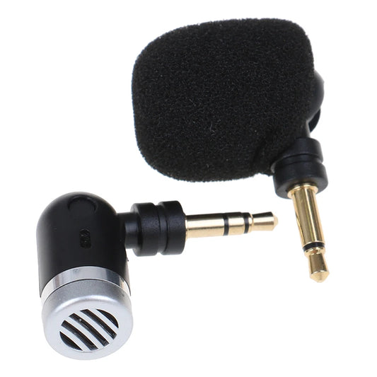 Portable 3.5mm Aux Mono/ Stereo/ 4 Pole Flexural Bendable Mini Microphone for Mobile Phone Computer Laptop PC Recording