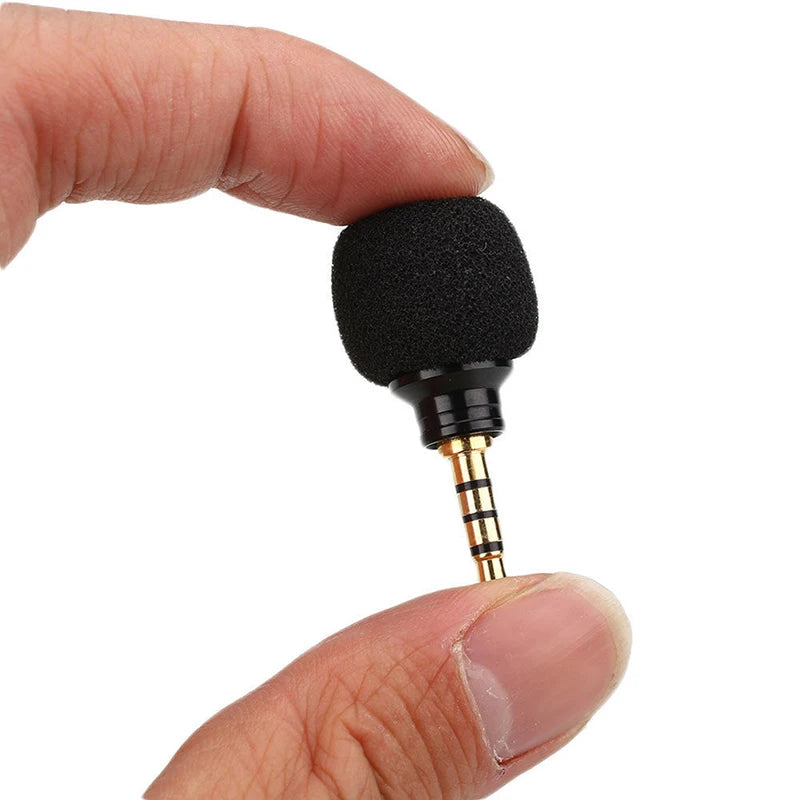 Portable 3.5mm Aux Mono/ Stereo/ 4 Pole Flexural Bendable Mini Microphone for Mobile Phone Computer Laptop PC Recording