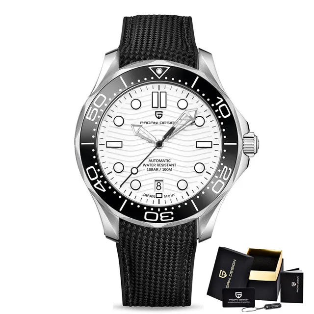 2022 PAGANI DESIGN 007 Men Luxury Mechanical Watches Sapphire Crystal 200M Diver Waterproof Sports NH35A Watch Montre Homme 1685