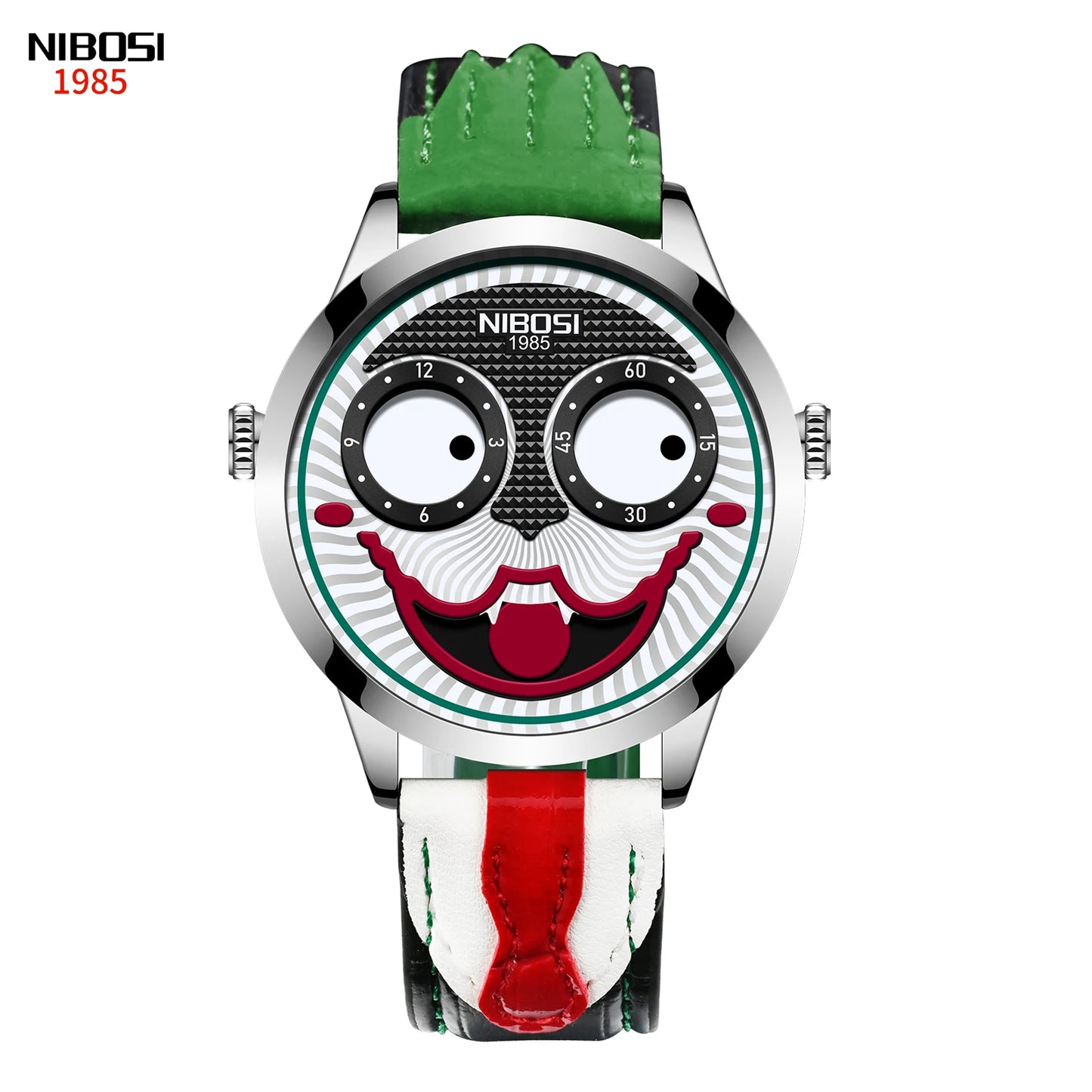China Manufacturer Custom Made Wristwatches NIBOSI 2506 Sports Chronograph Joker Unisex Quartz Watch