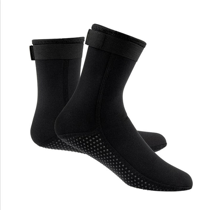 3mm Neoprene Diving Socks Shoes Water Boots Non-slip Beach Boots Wetsuit Shoes Warming Snorkeling Diving Surfing Socks For Adult