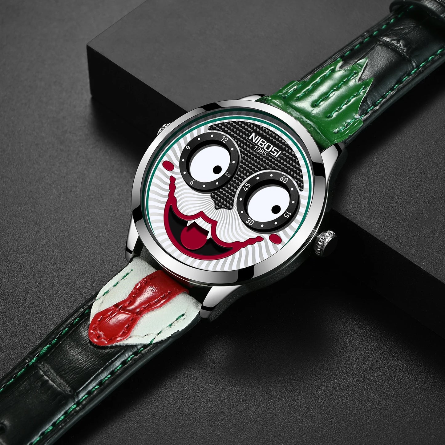 China Manufacturer Custom Made Wristwatches NIBOSI 2506 Sports Chronograph Joker Unisex Quartz Watch