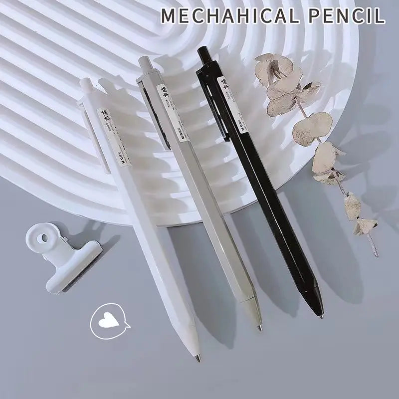 Aesthetic stationery back to school supplies 0.5mm mechanical pencil for school useful drawing nib pen pencils set school goods