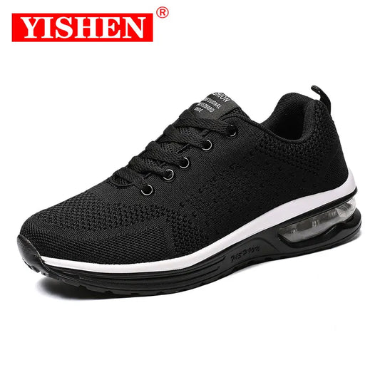YISHEN Sneakers For Men Women Breathable Cushion Walking Sports Shoes Couples Shoes Trail Running Athletic Sneakers Zapatillas