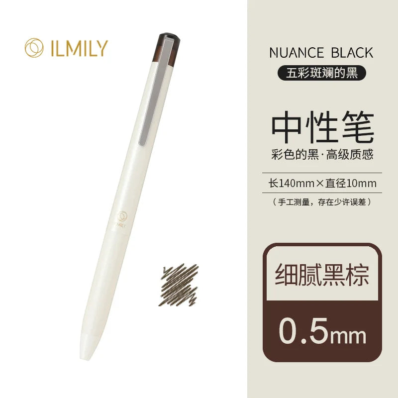 New Arrival PILOT ILMILY NUANCE Black Limited Simple Style 0.5mm Gel Pen Japanese Stationery