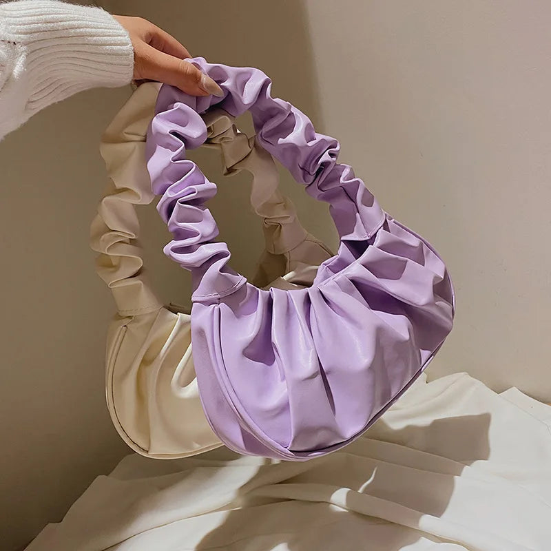 Fashion Pleated Handlebags for Women