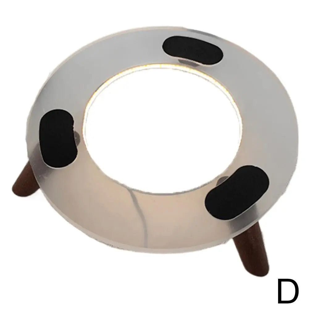 For Harman Kardon Glass 2/3/4th Solid Wood Base Desktop Display Shock-absorbing Audio Stand For Harman Kardon Aura Studio