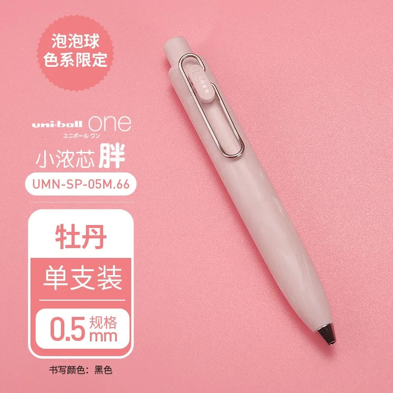 1pc New Japan UNI-ball ONE P Mini Pocket 0.5mm Gel Pens Black Ink Quick Dry Waterproof Portable Signature Pen