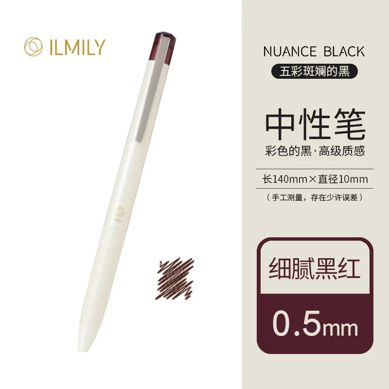 New Arrival PILOT ILMILY NUANCE Black Limited Simple Style 0.5mm Gel Pen Japanese Stationery
