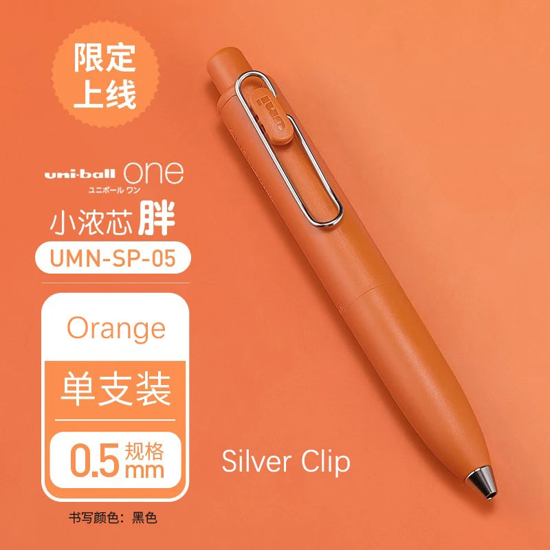 1pc New Japan UNI-ball ONE P Mini Pocket 0.5mm Gel Pens Black Ink Quick Dry Waterproof Portable Signature Pen