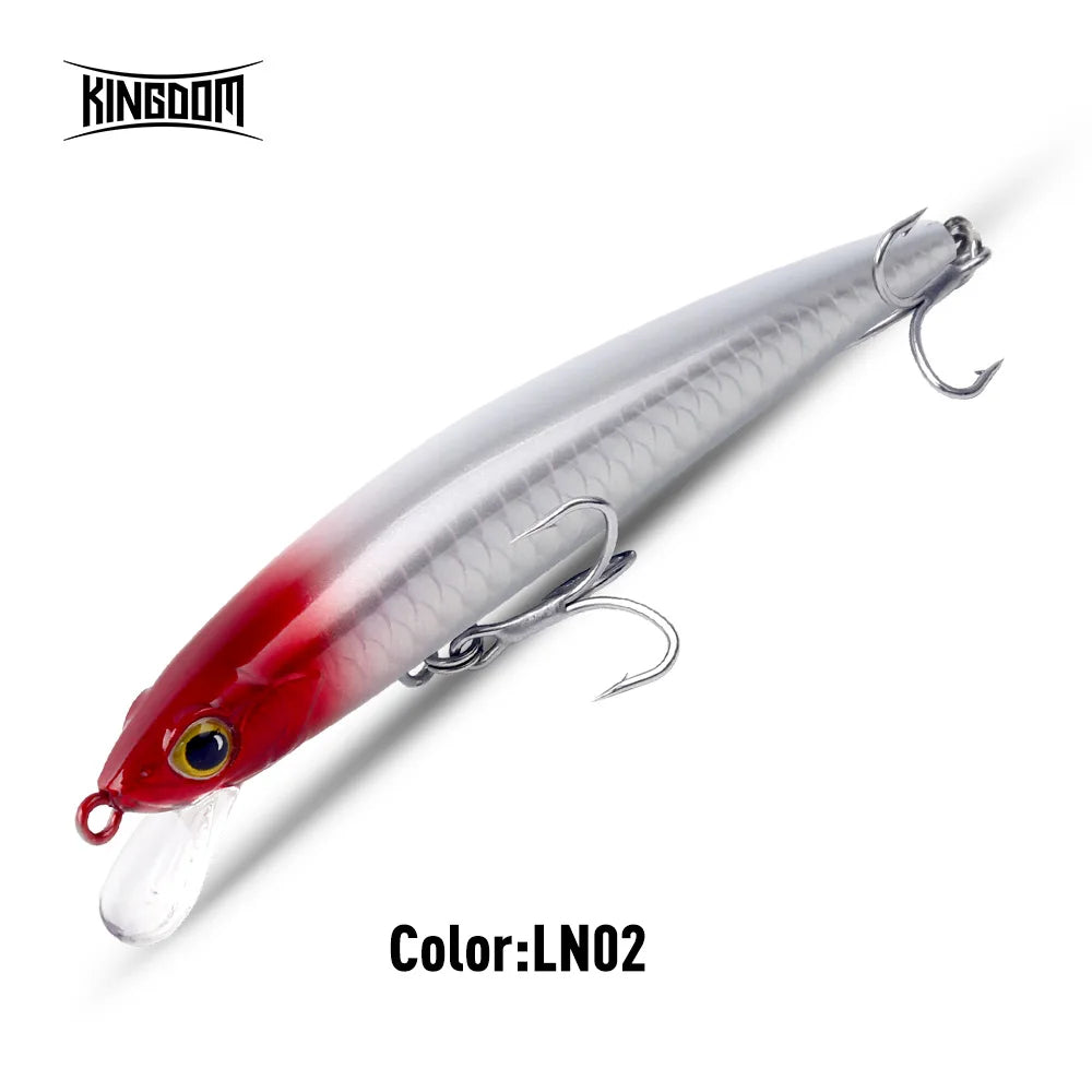 KINGDOM SP Shadow Suspending Minnow 6.5g 9g 14g 14.2g Artificial Fishing Lure Jerkbait Wobblers Bass Pike Swimbait Fishing Lures