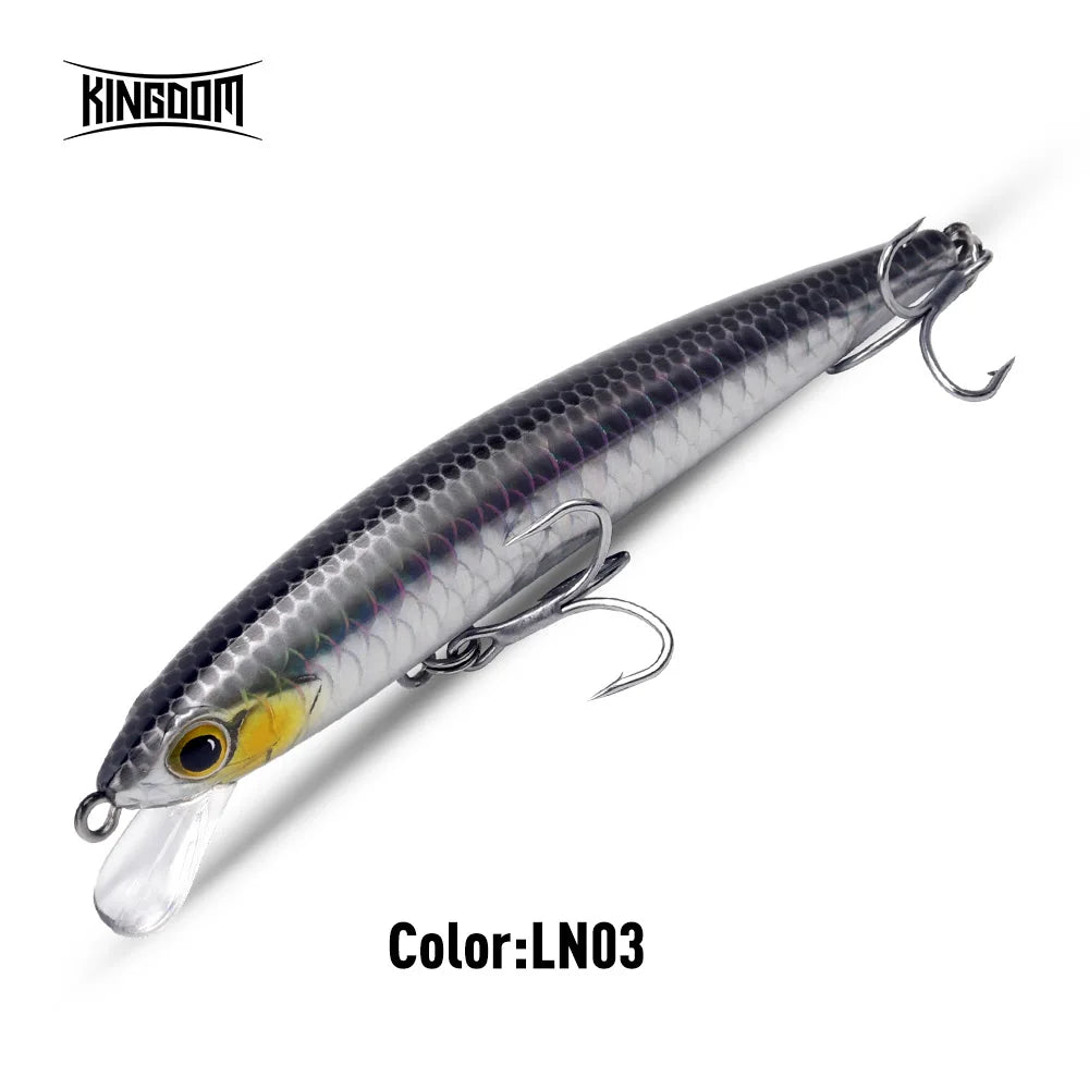 KINGDOM SP Shadow Suspending Minnow 6.5g 9g 14g 14.2g Artificial Fishing Lure Jerkbait Wobblers Bass Pike Swimbait Fishing Lures