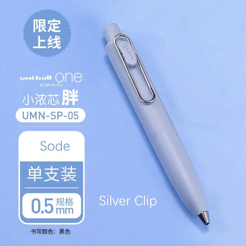 1pc New Japan UNI-ball ONE P Mini Pocket 0.5mm Gel Pens Black Ink Quick Dry Waterproof Portable Signature Pen