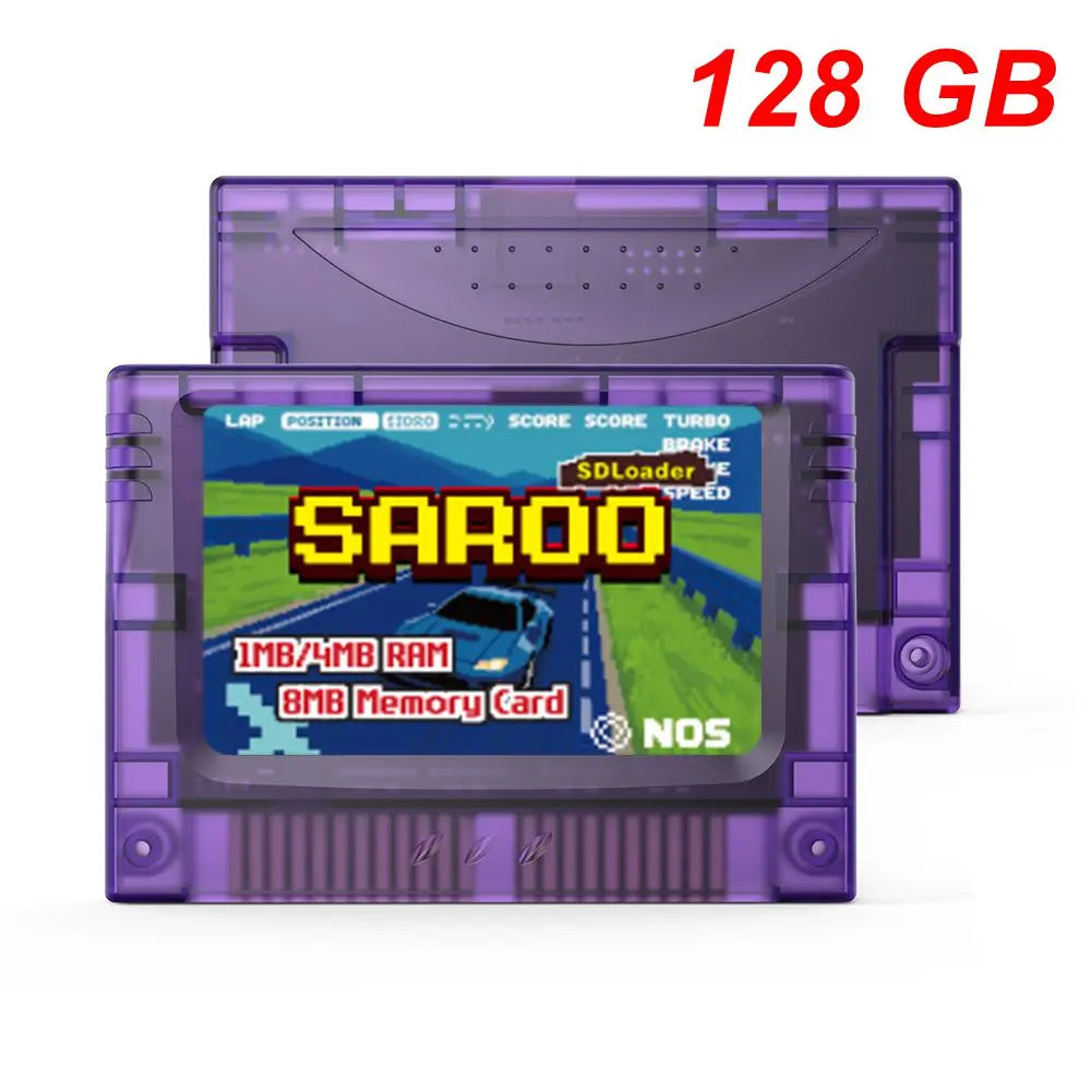 SEGA SATURN SAROO All-in-One ODE SD Card Loader 1MB/4MB RAM Expansion 8MB Memory Card Flash Cartridge Cart for SS Console