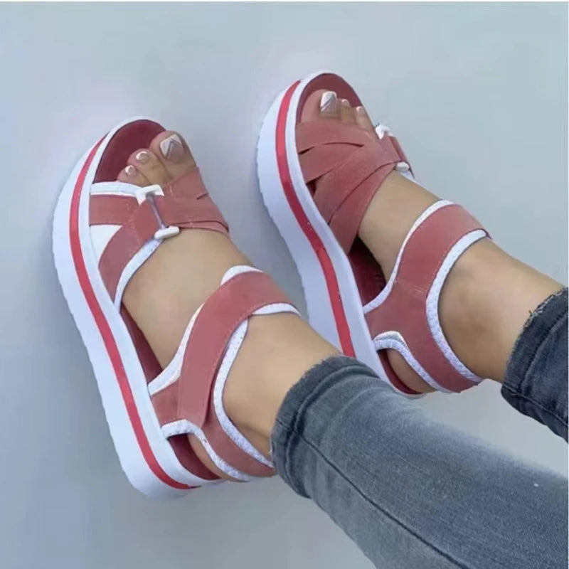 Summer New Women sandals Open Toe Fashion Heels Comfortable