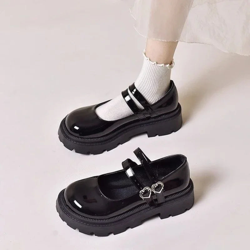2025 Spring Children Leather Shoes for Girls Autumn New Fashion Korean Style Soft Bottom Anti-slippery Versatile Chic Dress Shoe