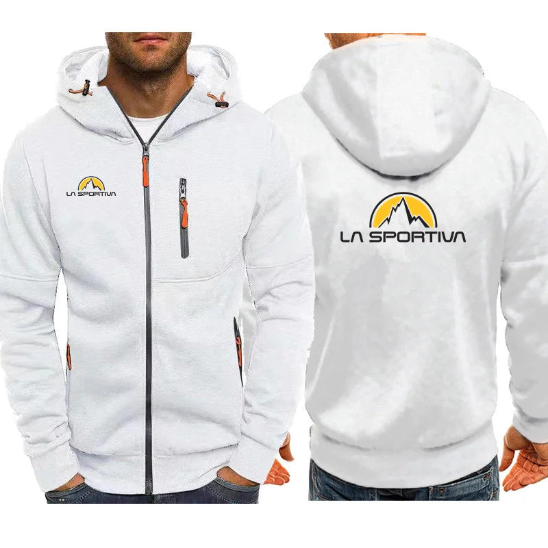 La Sportiva Men's Hooded Sweatshirt, Casual Sweatshirts, Pullovers, Men's Top, Fashion, 2024