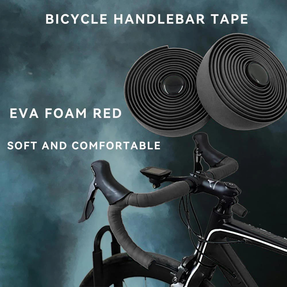 DOMEN Bicycle Handlebar Tape EVA Soft Comfortable Road Bike Bar Tape Anti-Slip Shock Absorption High Tenacity Bicycle Accessorie