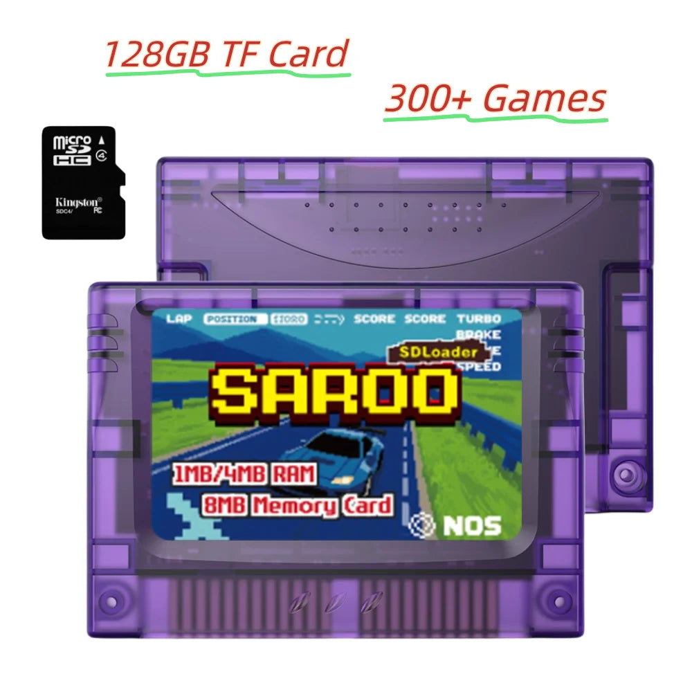 SAROO Optical Drive Emulator HDLoader FlashCart 1MB/4MB RAM 8MB Memory Card For Sega Saturn