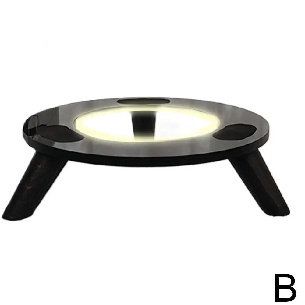 For Harman Kardon Glass 2/3/4th Solid Wood Base Desktop Display Shock-absorbing Audio Stand For Harman Kardon Aura Studio