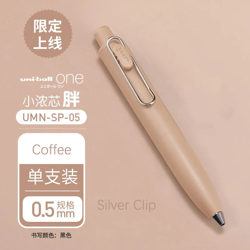 1pc New Japan UNI-ball ONE P Mini Pocket 0.5mm Gel Pens Black Ink Quick Dry Waterproof Portable Signature Pen