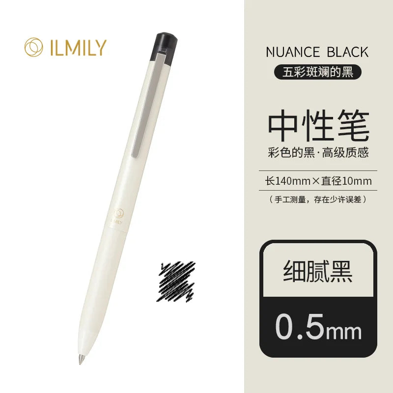 New Arrival PILOT ILMILY NUANCE Black Limited Simple Style 0.5mm Gel Pen Japanese Stationery