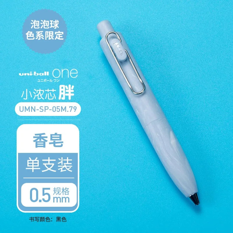 1pc New Japan UNI-ball ONE P Mini Pocket 0.5mm Gel Pens Black Ink Quick Dry Waterproof Portable Signature Pen