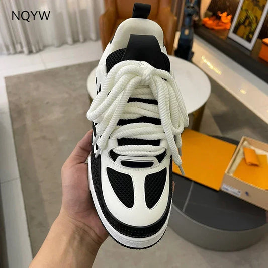 Brand Men's And Women's Sneakers Walking High Quality Men's Casual Shoes Sneaker2025 Four Seasons New Net Men's Non-Slip Buffer